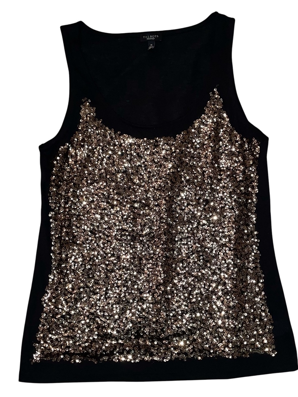 Sequined Sleeveless Top